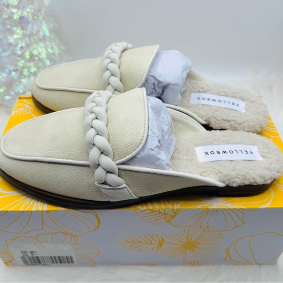 YELLOW BOX Bliss Lined Mules size 8M - Picture 7 of 8